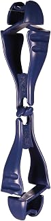 Ergodyne Squids 3400MD Metal Detectable Glove Grabber with Dual Clip Mount, Deep Blue