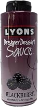 Lyons Blackberry Designer Dessert Sauce (Pack of 12 Bottles)