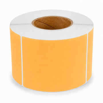 4x6 Fluorescent Orange Thermal Transfer Label Roll 4/Case by Glownary – 4 Inches X 6 Inches, Paper, Fluorescent Orange, Pack of 4000, Model 3234x6tt3fo