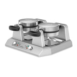 Commercial WW250X Double Side by Side Belgian Waffle Maker by Waring – Double Belgian Waffle Maker | 50-60 |120V, Alloy Steel, Silver, Model WW250X2