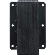 Rubber Dock Bumper 11"W x 4.5"D x 20"H by Global Industrial – 4.5"L x 13"W x 22"H, Rubber, Black, Model 988030