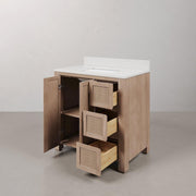 Water Creation 36" Width / Toffee Latte / 1 Bathroom Vanities