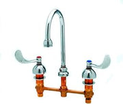 TS Brass B-2990 Lavatory Faucet with Lever Handles, Chrome