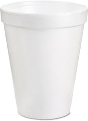 DART Insulated Styrofoam Cup, 8 Oz, 1000/CT, White