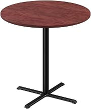 Correll Cafe and Breakroom Table with Mahogany Finish BXB30R-20-09-20