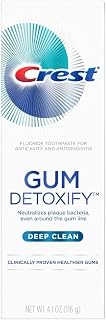 Crest Toothpaste 4.1 Ounce Gum Detoxify Deep Clean (Pack of 6)