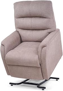 Golden DeLuna Elara Power Lift Recliner, 3-Position, 400 lb Capacity, USB Charging Port, Chaise Pad, Large (Imagine Antler)