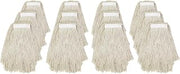 Genuine Joe N24COTCT Cut End Cotton Wet Mop, No. 24, 12/CT, Natural