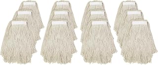 Genuine Joe N24COTCT Cut End Cotton Wet Mop, No. 24, 12/CT, Natural
