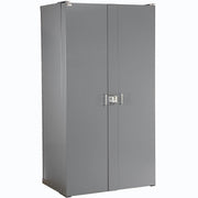 Deep Door Bin Cabinet by Global Industrial – 38 inches (W) x 24 inches (D) x 72 inches (H), 16 Gauge Steel, Grey, Model 662132BL
