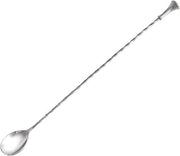 Crafthouse by Fortessa Professional Metal Barware/Bar Tools by Charles Joly, 12.5" Stainless Steel Twisted Bar Spoon