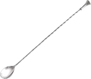 Crafthouse by Fortessa Professional Metal Barware/Bar Tools by Charles Joly, 12.5" Stainless Steel Twisted Bar Spoon