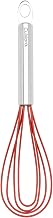 Cuisipro 8-Inch Silicone Flat Whisk, Red