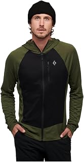 Black Diamond Equipment Men's Coefficient Lt Hybrid Hoody - Tundra-Black - Medium