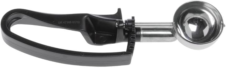 Vollrath Squeeze Disher,1.13 oz.,SS,Black 47398-1 Each