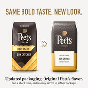 100% Arabica Light Roast Ground Coffee, Sun Catcher Blend 10.5 Ounce Bag (Pack of 3) by Peet's Coffee – 10.5 Ounce (Pack of 3), Pack of 3, Model RRA-250128-2-LF-8