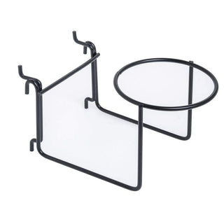 Pegboard Ball Display Holder 4" Black by GRAND & BENEDICTS INC – Steel, Model 289-HR4-MF-B