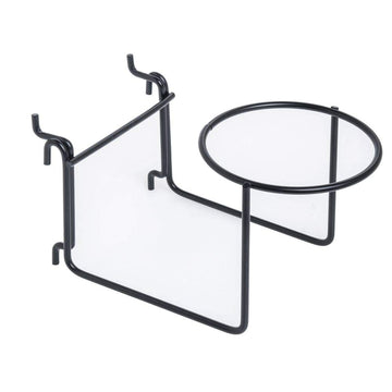 Pegboard Ball Display Holder 4" Black by GRAND & BENEDICTS INC – Steel, Model 289-HR4-MF-B