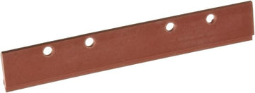 Haviland Z-6 EPDM Rubber 2 Ply Window Squeegee Rubber Refill, 6" Length, Red
