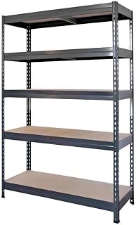 AR Shelving Shelf 5TIER MTL 71" H | Heavy Duty, Metal Construction, 71 in. H X 47.4 in. W, 24 in. D Depth