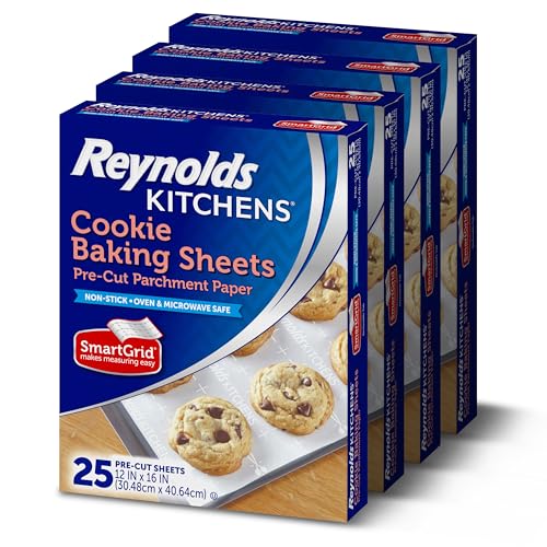 Reynolds Baking Sheets / 25 Count (Pack of 4) / White Parchment