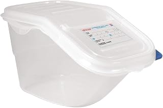 Araven Ingredient Bin, Storage Container for Large Quantity Ingredients, Use in Commercial or Home Kitchen, 1.8 Gallons, 1 Count, White