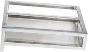 HUBERT Cerve Collection Chrome Oatmeal Packet Holder - 11 1/16"L x 9 1/8"W x 3 1/2"H