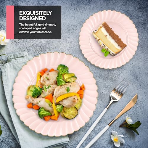 Stock Your Home Gold / 100 / 4 Pack Pack of 25 Plates