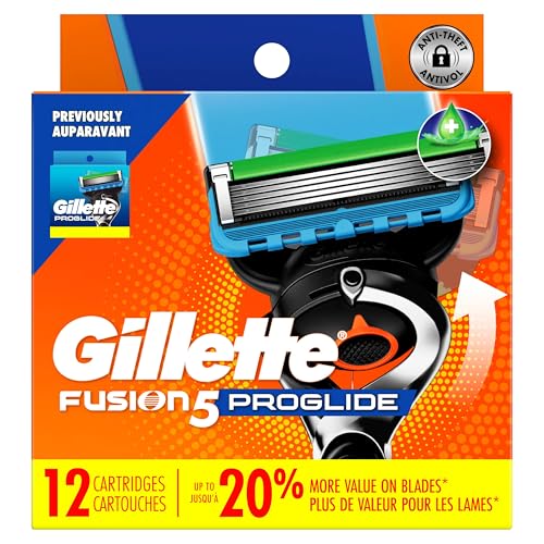 Gillette 12 Count (Pack of 1) / Fusion 5 ProGlide Refills / Fusion5 ProGlide Cartridges