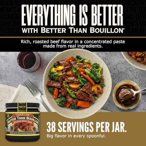 Better Than Bouillon Roasted Beef Base / 8 Ounce (Pack of 1) / Premium Beef