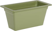 HUBERT Serving Bowl Display Bowl 1/3 Size Willow Green Melamine - 12 1/2 L x 6 3/4 W x 6" H