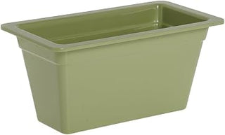 HUBERT Serving Bowl Display Bowl 1/3 Size Willow Green Melamine - 12 1/2 L x 6 3/4 W x 6" H