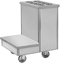 30" Stainless Steel Tray and Silverware Dispenser