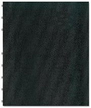 Rediform AF1115081 MiracleBind Notebook, College/Margin, 11 x 9-1/16, White, 75 Sheets, Black Cover