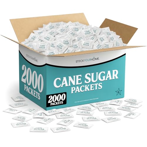 Stock Your Home White / 2000 Count / 2000 White Granulated Sugar