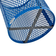 Global Industrial Blue / 23.5 inches (Diameter) x 40 inches (Height) / Industrial Trash, Recycling & Compost