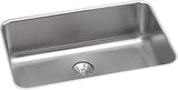 Elkay ELUH2416PD Lustertone Classic Single Bowl Undermount Stainless Steel Sink with Perfect Drain,26.28 x 12.51 x 30.66 inches