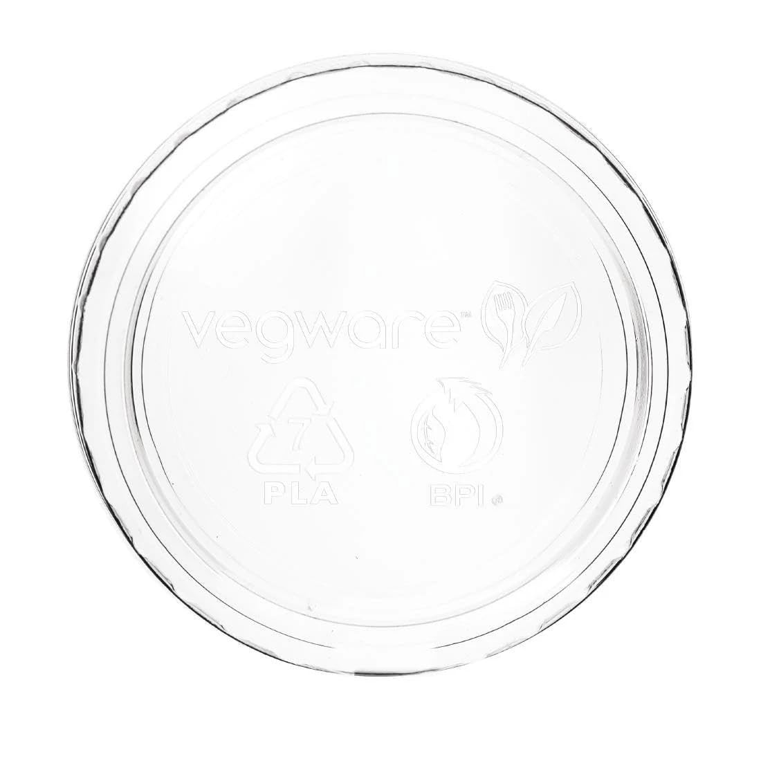 PLA Portion Pot Lid (fits 2 - 4oz pots) - 2000/Case by Vegware – Model CF736