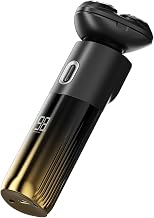 Men’s Electric Razor, Wet & Dry Rotary Shaver for Sensitive Skin, Equipped with LED Display＆Pop-up Trimmer-743971337866