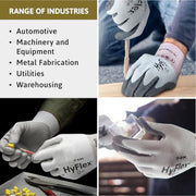 Ansell Medium / White & Grey / 11644 Safety Work Gloves
