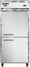 1RFX-SA-HD Extra-Wide Reach-In Refrigerator/Freezer, 36-1/4"W, Half-Height Doors & Stainless Exterior