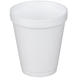 Dart Container Corp. 209-8J8 8J8 Foam Cups, 8 oz., White (Pack of 1000)