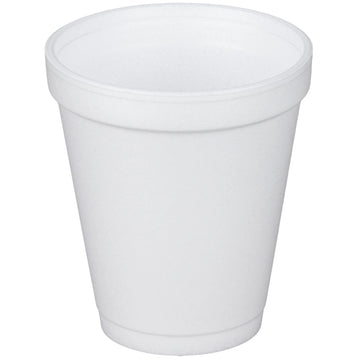 Dart Container Corp. 209-8J8 8J8 Foam Cups, 8 oz., White (Pack of 1000)
