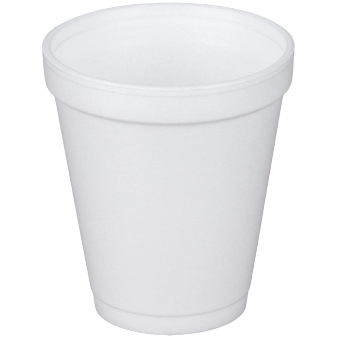 Dart Container Corp. 209-8J8 8J8 Foam Cups, 8 oz., White (Pack of 1000)