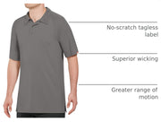 Red Kap 5X-Large / Grey / Big-tall Active Performance Polo Shirt Polos