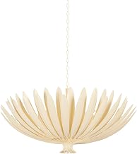 Hudson Valley Lighting Whitfield 12-Light 48" Chandelier | Cream Plaster Finish with Sculpted Leaf-Inspired Metal Form | Botanical Modern Ceiling Fixture for Dining or Living Spaces | 1848-CP