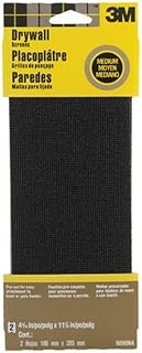 3M 9090NA Drywall Sanding Screen 4.375 in x 11.25 in, 2-Sheet Medium-Grit