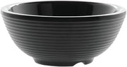 TableCraft Products RAM2RBK 2 oz. Round Ribbed Ramekin, Black Melamine