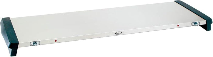 Cadco WT-40S Electric Stainless Steel Heated Warming Shelf, Countertop Reheating Station with Dual Heat Controls, 41-1/4" x 14" Surface for Takeout, Buffet, Hotel, Restaurant, 120V, Made in USA