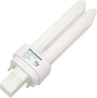 SYLVANIA 20708 Light Bulb, 13W 2-Pin Double Tube Compact Fluorescent